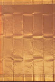 Red Kanjivaram Vegan Silk Saree with Contrast Pallu 10074859