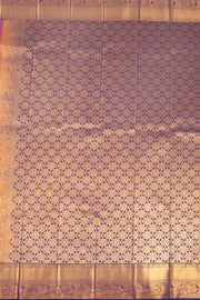 Purple Kanjivaram Vegan Silk Saree with Contrast Pallu 10074860