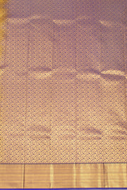 Brown Kanjivaram Vegan Silk Saree with Contrast Pallu 10074862