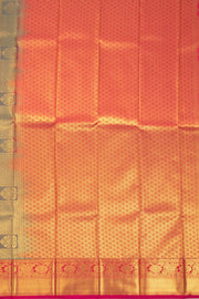 Maroon Kanjivaram Vegan Silk Saree with Contrast Pallu 10074864