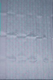 Blue Kanjivaram Vegan Silk Saree with Contrast Pallu 10074885