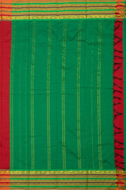 Red Sox Kanjivaram Vegan Silk Saree 10075542