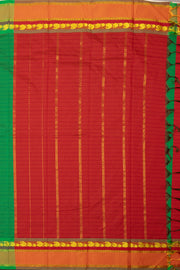 Kanjivaram Vegan Viscose Silk Saree Sea Green Color and Traditional Design 10075545