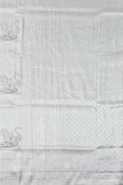 Sea Gray Kanjivaram Tissue Vegan Silk Saree 10075564