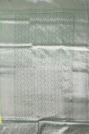 Chinese Green Kanjivaram Tissue Vegan Silk Saree 10075571