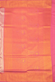  Pastel Cherry  Kanjivaram Tissue Vegan Silk Saree 10075573
