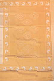 Gold Kanjivaram Tissue Vegan Silk Saree 10075574