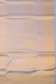 Pastel Sliver Kanjivaram Tissue Vegan Silk Saree 10075575