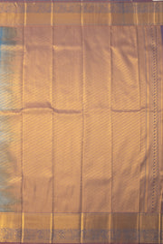 Blue Kanjivaram Vegan Silk Saree 10076025