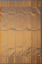 Orange Kanjivaram Vegan Silk Saree 10076026