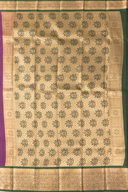 Purple  Kanjivaram Vegan Silk Saree 10076027