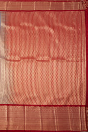 Grey Kanjivaram Vegan Silk Saree 10076042