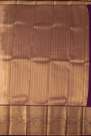 Cream Kanjivaram Vegan Silk Saree 10076045