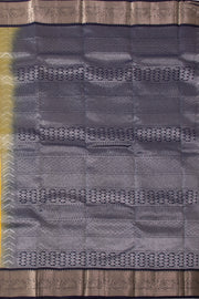 Yellow Kanjivaram Silk Saree 10076052