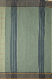 Green Art Silk Kanjivaram Saree With Checks Design 10076305