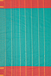 Green Art Silk Kanjivaram Saree With Checks Design 10076326