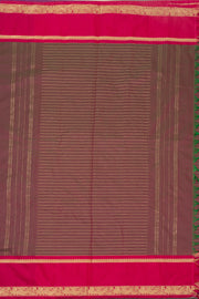 Blue Art Silk Kanjivaram Saree With Checks Design 10076329