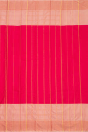 Pink Art Silk Kanjivaram Saree With Stripes Design 10076345