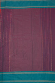 Red Art Silk Kanjivaram Saree With Checks Design 10076347