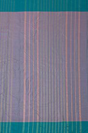 Lavender Art Silk Kanjivaram Saree With Stripes Design 10076350