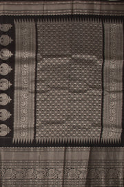 Orange Gadwal Kuttu Silk Saree 10075418