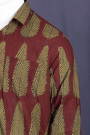 Maroon Bagh Printed Full Sleeve Men's Cotton Shirt 10075448