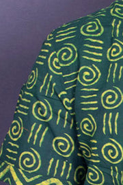 Indigo Handblock Print Pre-Washed Pure Cotton Shirt 10075465