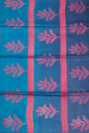 Moss Green Printed Tussar Silk Saree with Geometric Motifs 10076448