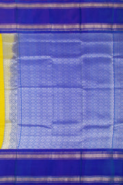 Yellow Gadwal Silk Saree 10075409