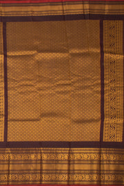 Purple Gadwal Kuttu Silk Saree 10075411