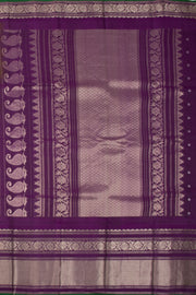 Green Gadwal Kuttu Silk Saree 10075416