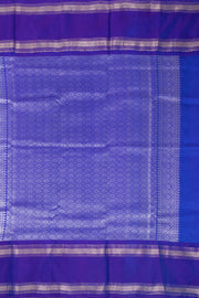 Green Gadwal Silk Saree 10075419