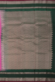 Pink Gadwal Kuttu Silk Saree 10075430