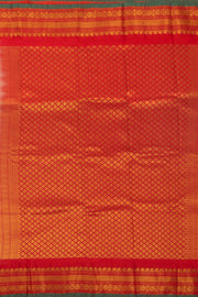 Beige Gadwal Kuttu Silk Saree 10075435