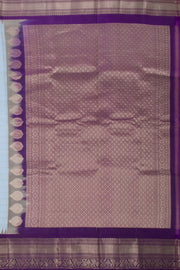 Blue Gadwal Kuttu Silk Saree 10075440