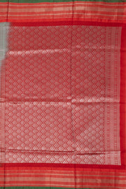 Green Gadwal Kuttu Silk Saree 10075442