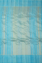 Blue Gadwal Kuttu Silk Saree 10076199