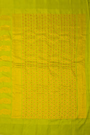 Brown Gadwal Kuttu Silk Saree 10076200