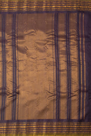 Blue Gadwal Kuttu Silk Saree 10076207