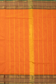 Orange Kanchi Cotton Saree 10067848