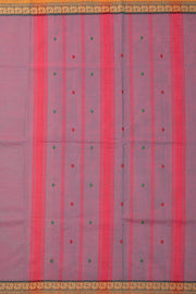 Mauve Handloom Kanchi Cotton Saree 10071822