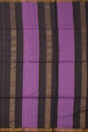 Purple Maheshwari Silk Cotton Saree 10075231