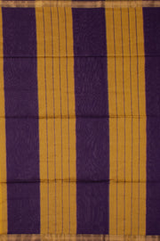 Yellow Maheshwari Silk Cotton Saree 10075233