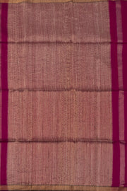 Magenta Maheshwari Silk Cotton Saree 10075234