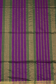 Purple Maheshwari Silk Cotton Saree 10075249