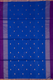 Purple Maheshwari Silk Cotton Saree 10075256