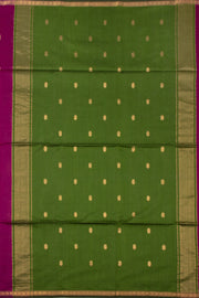 Magenta Maheshwari Silk Cotton Saree 10075262