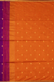 Purple Maheshwari Silk Cotton Saree 10075265