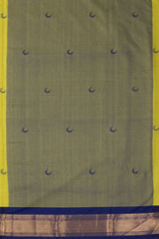 Green Handloom Chandrakon Paithani Silk Saree 10073634