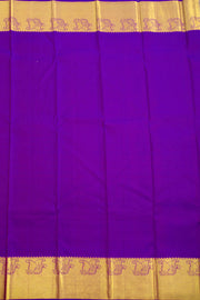 Magenta Pure Zari Jacquard Kanjivaram Silk Saree 10062458